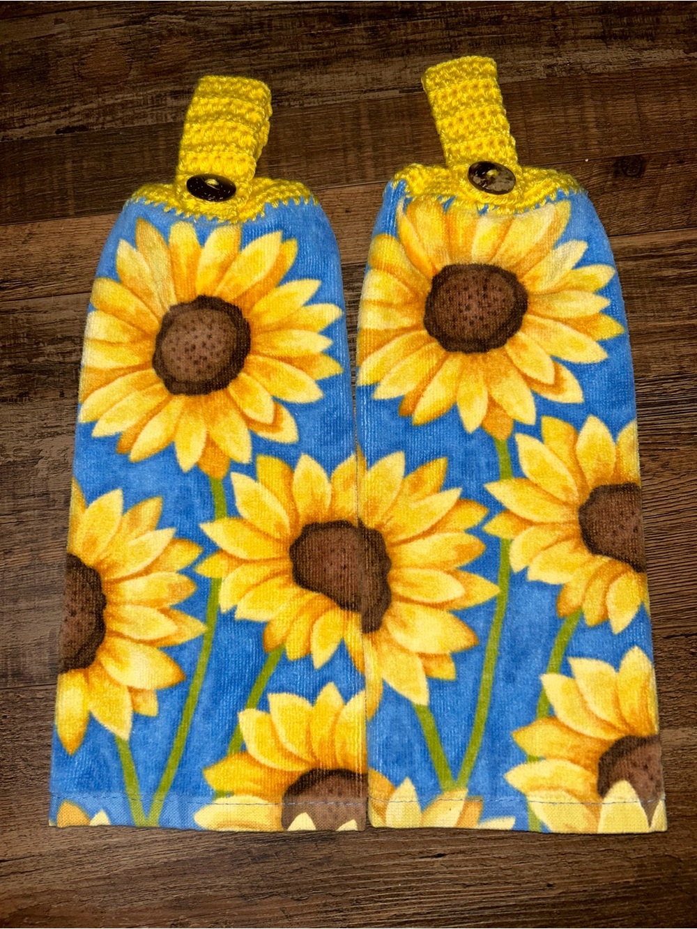 Sunflower Hanging Towel Set